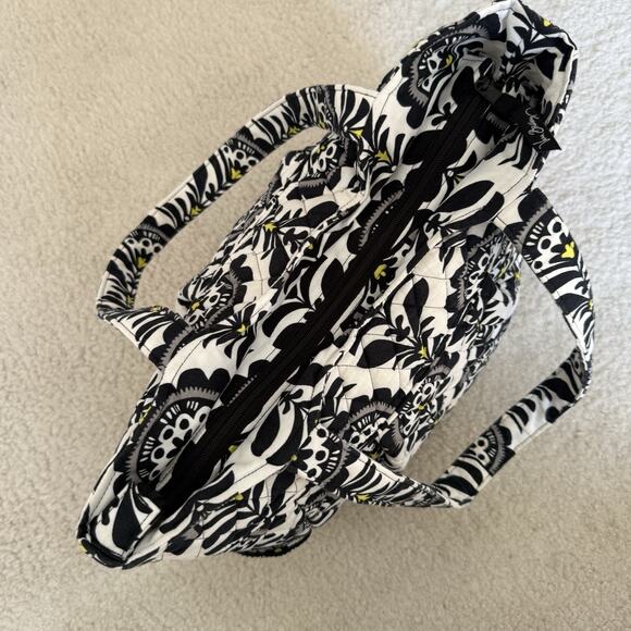 Vera Bradley Fanfare Quilted Tote Bag Shoulder Side Pockets Travel Everyday Work - Picture 4 of 12
